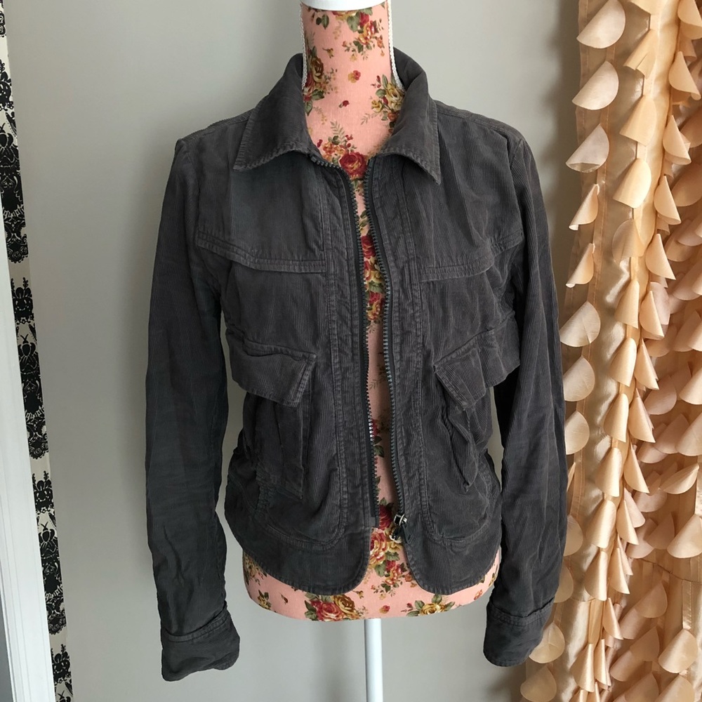 Diesel jacket. Corduroy. Gray XL. Used.